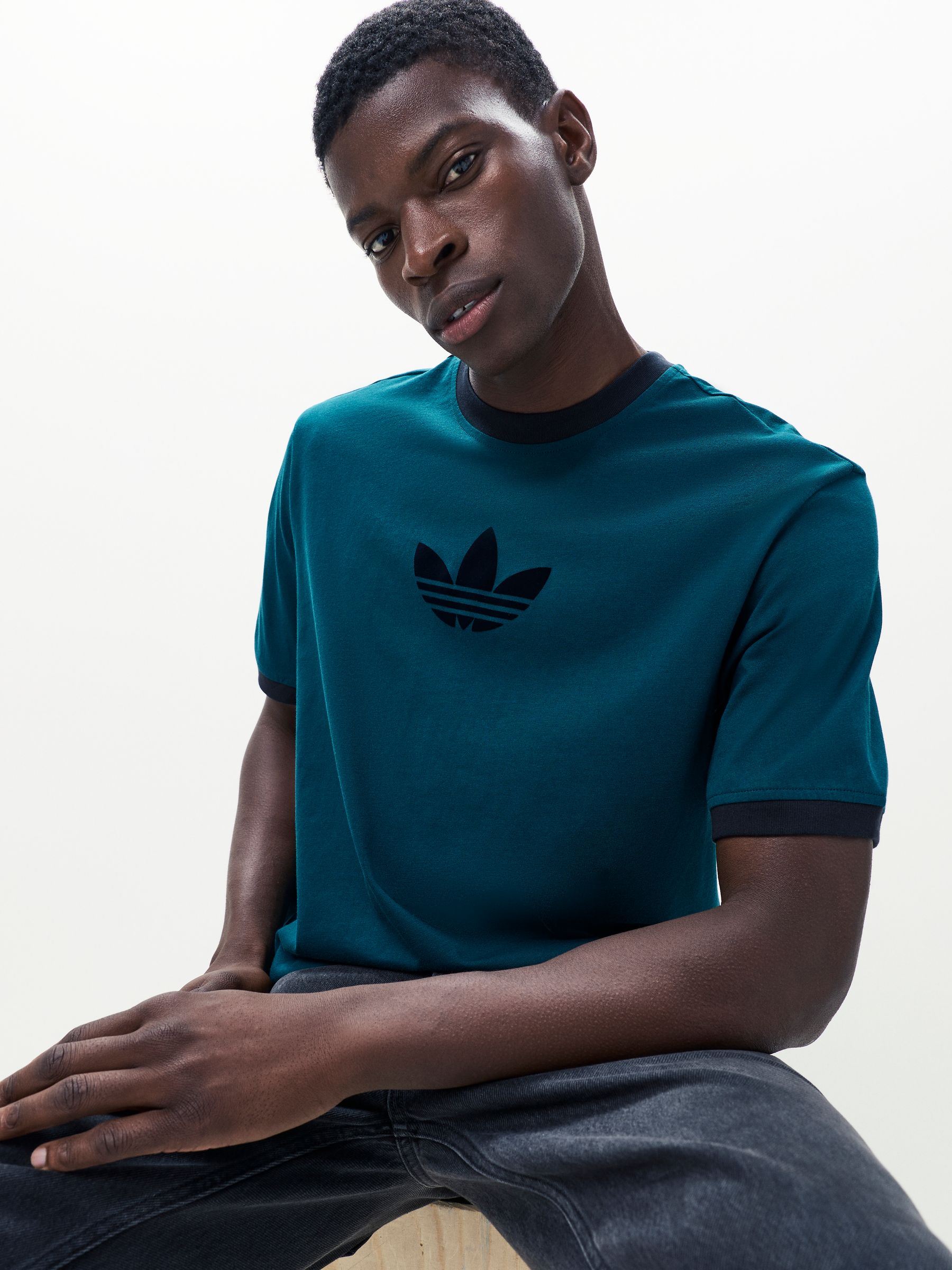 Buy adidas Originals Green Oversize 100% Cotton T-Shirt from Next USA