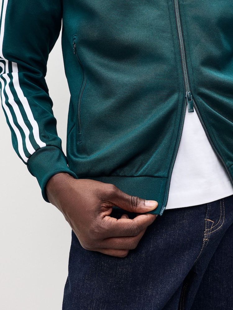 adidas Originals Green Adicolor Classics Beckenbauer Track Top - Image 6 of 6 adidas Originals Green Adicolor Classics Beckenbauer Track Top - Image 6 of 6