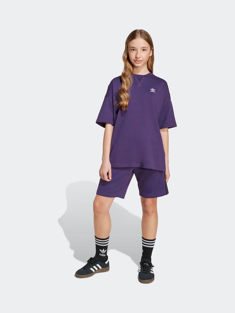 adidas Originals Purple Kids T-Shirt - Image 1 of 6