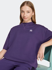 adidas Originals Purple Kids T-Shirt - Image 4 of 6