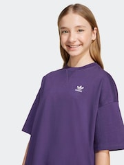 adidas Originals Purple Kids T-Shirt - Image 5 of 6