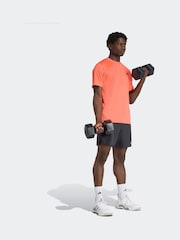 adidas Orange Train Essentials Training T-Shirt - Image 3 of 6