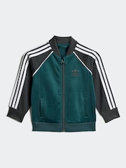 adidas Originals Green Light Adicolor SST Infant Kids Tracksuit - Image 2 of 7