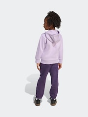 adidas Purple Essentials Tracksuit Little Kids - Image 2 of 10