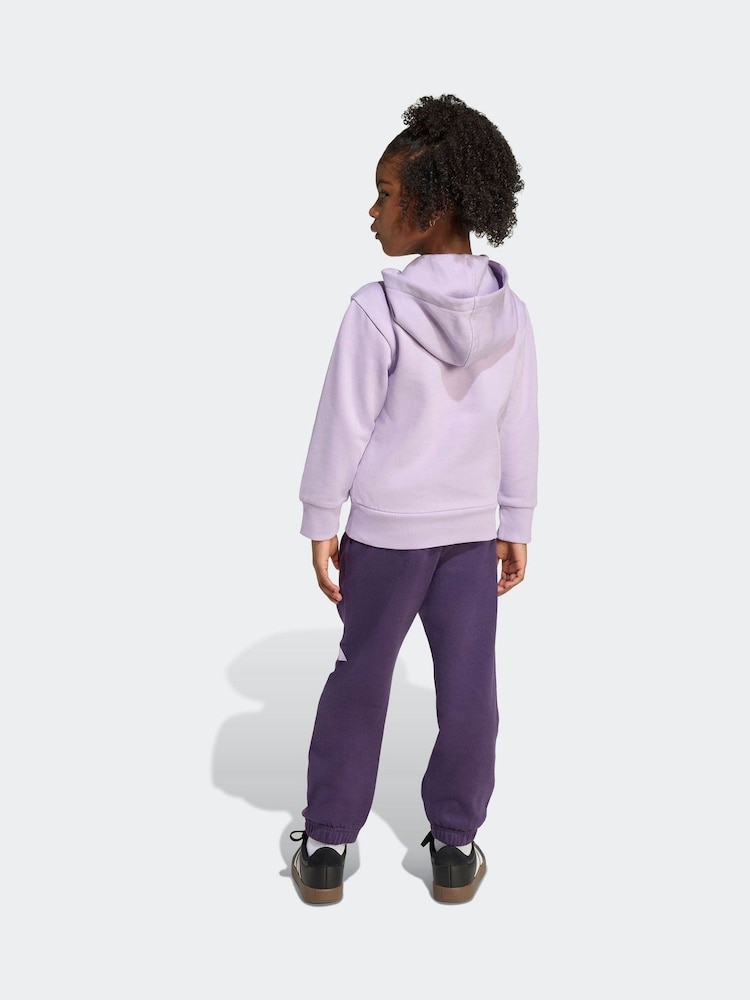 adidas Purple Essentials Tracksuit Little Kids - Image 2 of 10