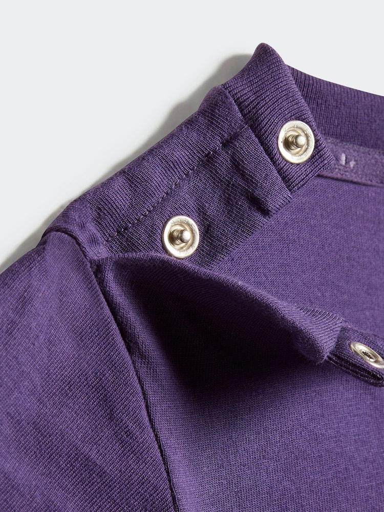 adidas Originals Purple Infant Kids T-Shirt and Cycling Shorts Set - Image 6 of 6 adidas Originals Purple Infant Kids T-Shirt and Cycling Shorts Set - Image 6 of 6