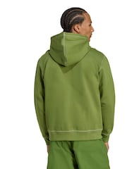 adidas Originals Green Essentials Fleece Zip Hoodie - Image 2 of 6