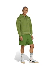 adidas Originals Green Essentials Fleece Zip Hoodie - Image 3 of 6