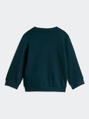 adidas originals Green Trefoil Infant Kids Sweatshirt and Joggers Set - Image 4 of 7