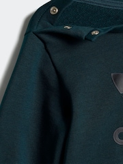 adidas originals Green Trefoil Infant Kids Sweatshirt and Joggers Set - Image 5 of 7