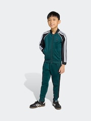 adidas Green Adicolor SST Little Kids Tracksuit - Image 1 of 8