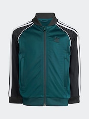 adidas Green Adicolor SST Little Kids Tracksuit - Image 7 of 8