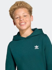 adidas Originals Green Kids Hoodie - Image 3 of 6