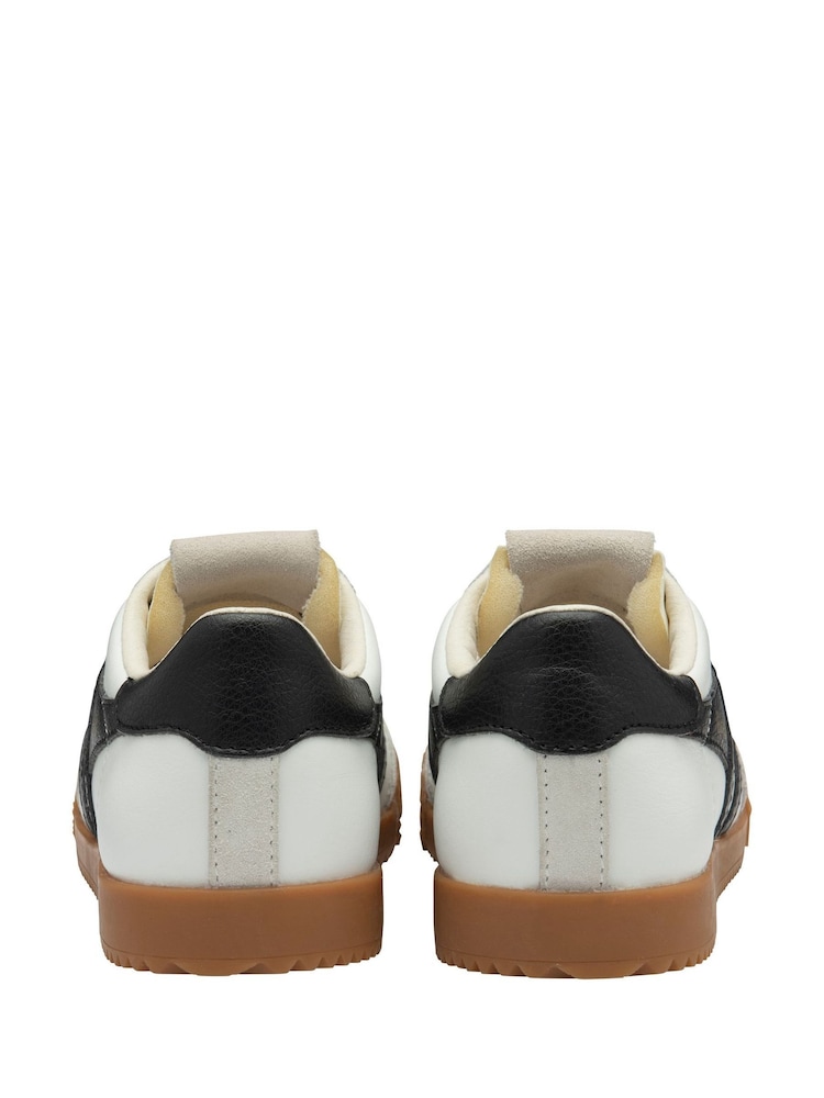 Gola White Kids Elan Leather Lace-Up Trainers - Image 3 of 4