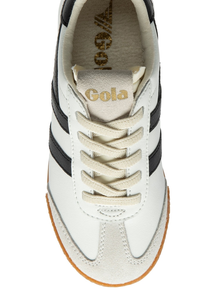 Gola White Elan Leather Lace-Up Trainers - Image 4 of 4 Gola White Elan Leather Lace-Up Trainers - Image 4 of 4