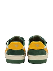 Gola White Kids Hawk Strap PU Trainers - Image 3 of 4