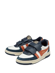 Gola cloud White Kids Hawk Strap PU Trainers - Image 2 of 4