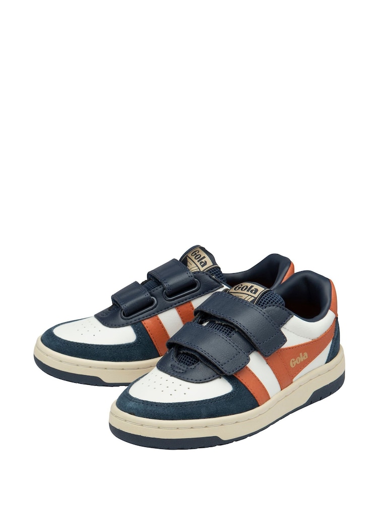 Blanco nube - Zapatillas de deporte infantiles con cierre de velcro Hawk de Gola - Imagen 2 de 4 Blanco nube - Zapatillas de deporte infantiles con cierre de velcro Hawk de Gola - Imagen 2 de 4