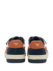 Gola cloud White Kids Hawk Strap PU Trainers - Image 3 of 4