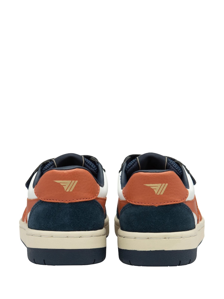 Gola cloud White Kids Hawk Strap PU Trainers - Image 3 of 4