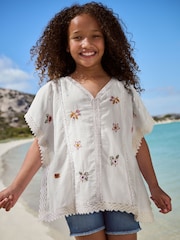 Bela - Embroidered 100% Cotton Kaftan (3-16yrs) - Slika 1 iz 5