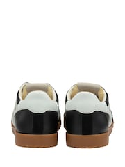 Gola Black Kids Elan Leather Lace-Up Trainers - Image 3 of 4