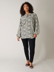 Evans Tie-Neck Long Sleeve Blouse - Image 4 of 4