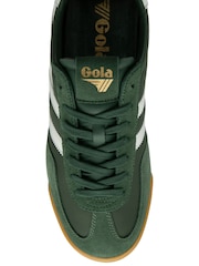Gola Green Mens Europa Mesh Lace-Up Trainers - Image 3 of 4