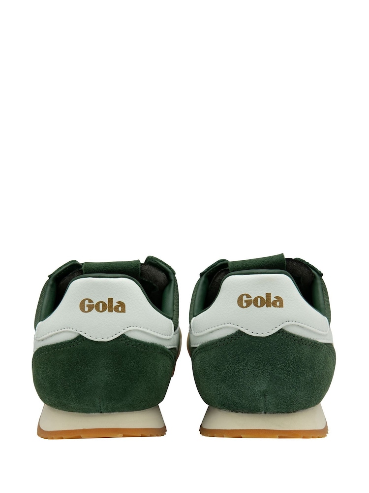 Gola Green Mens Europa Mesh Lace-Up Trainers - Image 4 of 4