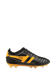 Gola Black Juniors Ceptor MLD Pro Microfibre Lace-Up Football Boots - Image 1 of 4