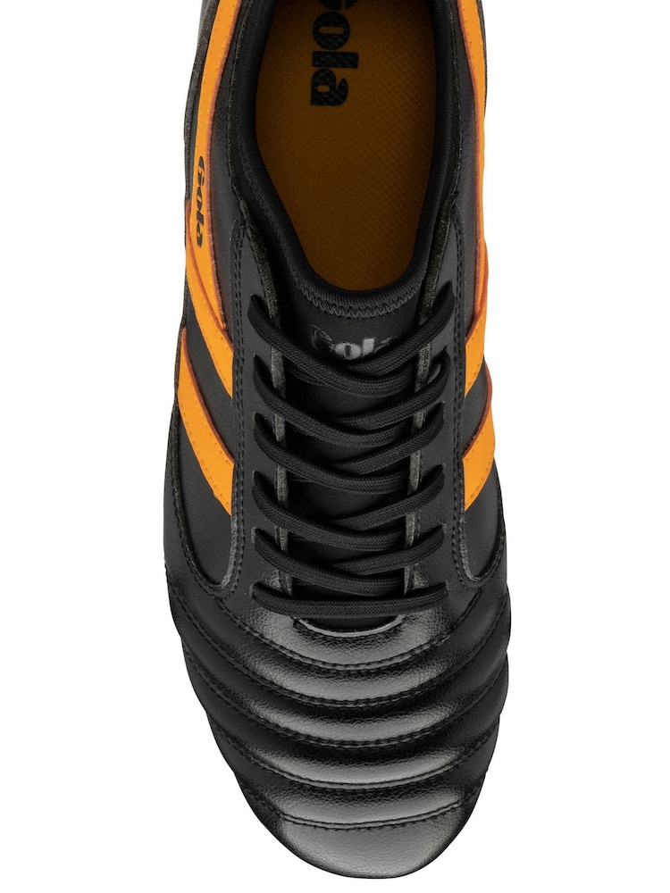 Gola Black Juniors Ceptor MLD Pro Microfibre Lace-Up Football Boots - Image 3 of 4
