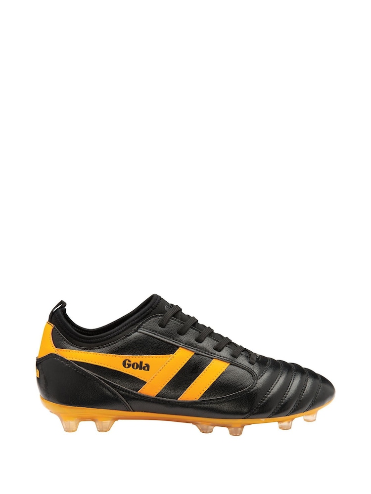 Gola Black Juniors Ceptor MLD Pro Microfibre Lace-Up Football Boots - Image 4 of 4