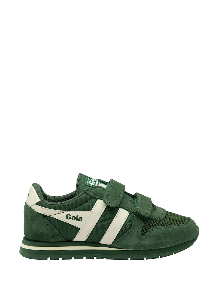 Gola Green Kids Daytona '88 Strap Trainers - Image 1 of 4