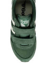 Gola Green Kids Daytona '88 Strap Trainers - Image 4 of 4