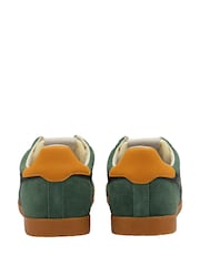 Зеленый - Gola Mens Elan Suede Lace-Up Trainers - Изображение 3 из 4