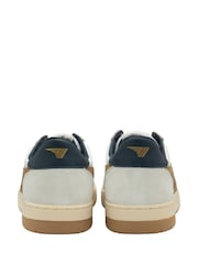 Gola Mens Hawk Leather Lace-Up Trainers - Imagen 3 de 4