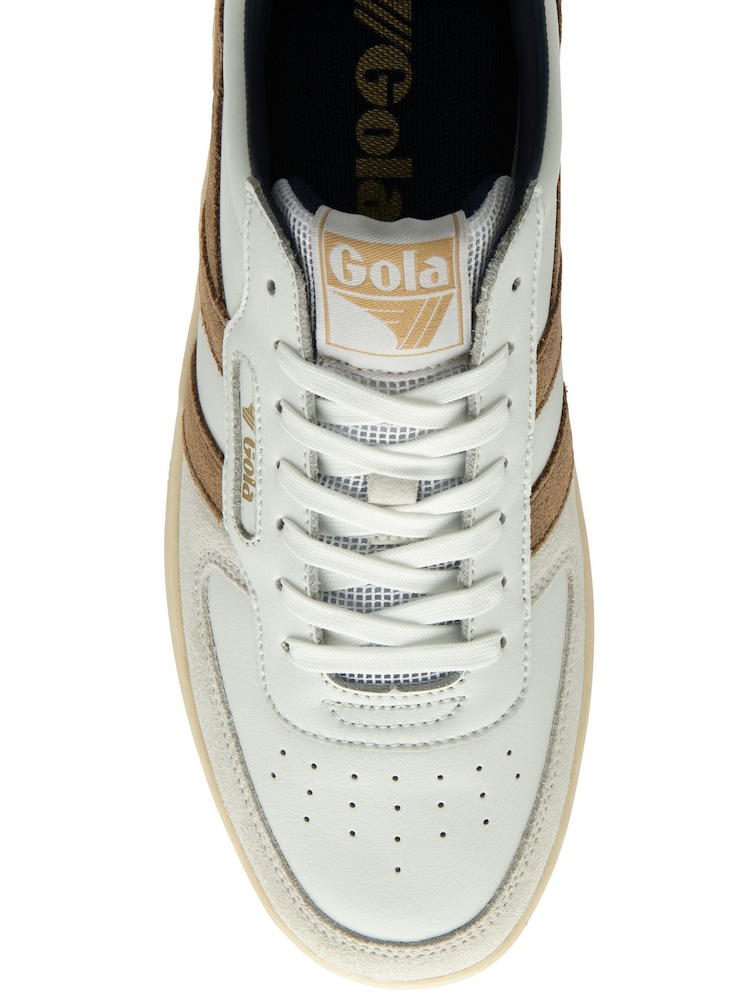 Gola Mens Hawk Leather Lace-Up Trainers - Imagen 4 de 4