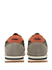 Gola Black Mens Daytona Nylon Lace-Up Trainers - Image 3 of 4