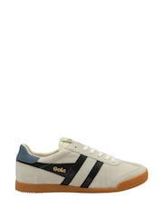 Gola White Mens Elan Suede Lace-Up Trainers - Image 1 of 4
