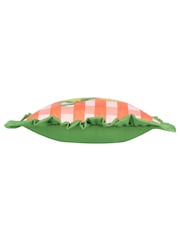 Furn Multi Gingham Citron Fibre Filled Cushion - Image 5 of 7