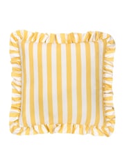 Furn Yellow Lottie Outdoor Fibre Filled Cushion - Image 2 of 5