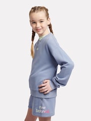 New Balance Blue Kids Athletics Tennis Cartoon Graphic Crew Top - Image 2 of 10