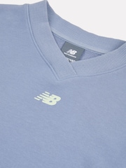 New Balance Blue Kids Athletics Tennis Cartoon Graphic Crew Top - Image 9 of 10