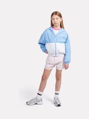 أزرق - سترة رياضية مبطنة مُزينة بقماش شبكي Wind Cheater من New Balance Kids - صورة 5 من 8