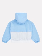 أزرق - سترة رياضية مبطنة مُزينة بقماش شبكي Wind Cheater من New Balance Kids - صورة 7 من 8