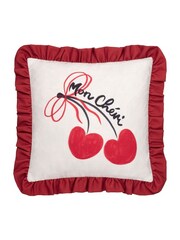Furn Red Mon Cheri Fibre Filled Cushion - Image 2 of 6