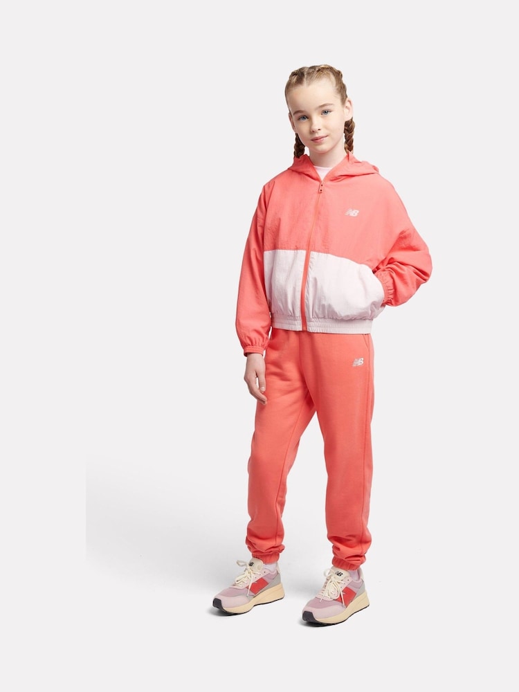 Червоний - Куртка New Balance Kids Athletics Mesh Lined Wind Cheater - Image 5 of 9