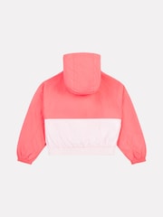 أحمر - سترة رياضية مبطنة مُزينة بقماش شبكي Wind Cheater من New Balance Kids - صورة 7 من 9