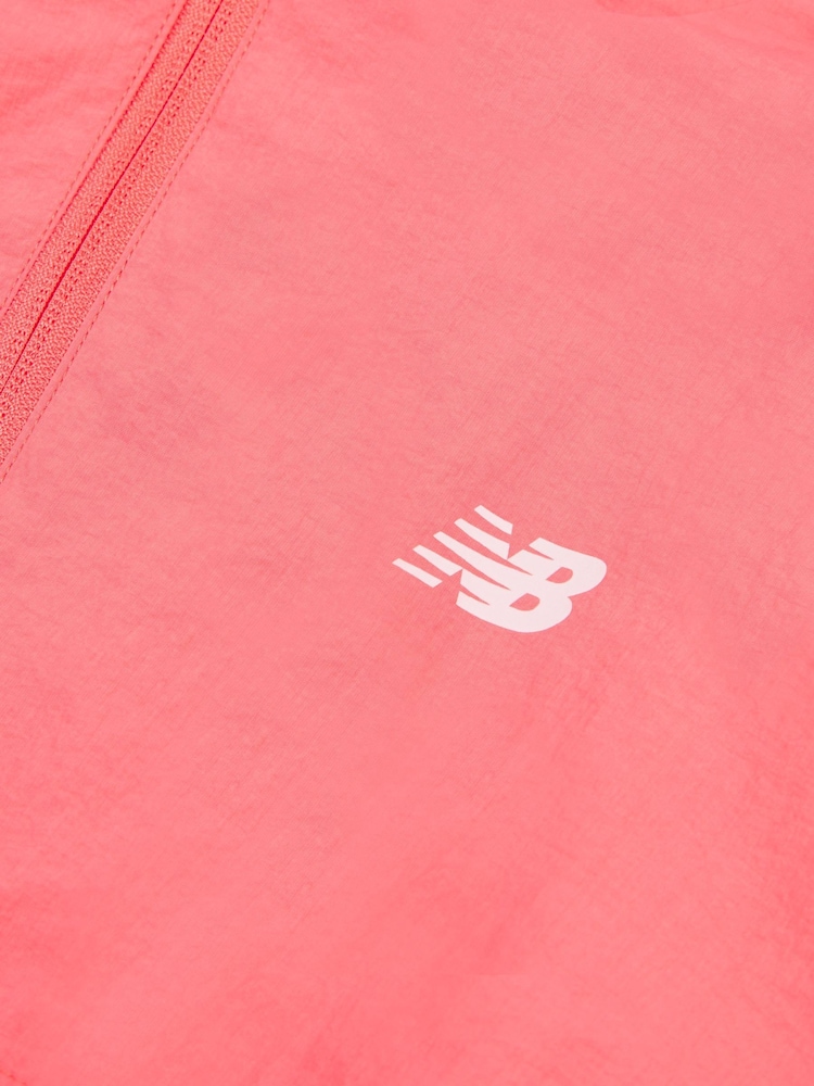Червоний - Куртка New Balance Kids Athletics Mesh Lined Wind Cheater - Image 8 of 9