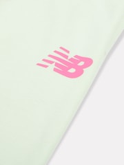 New Balance Green Kids Colourblock Crew & Joggers Set - Image 5 of 5